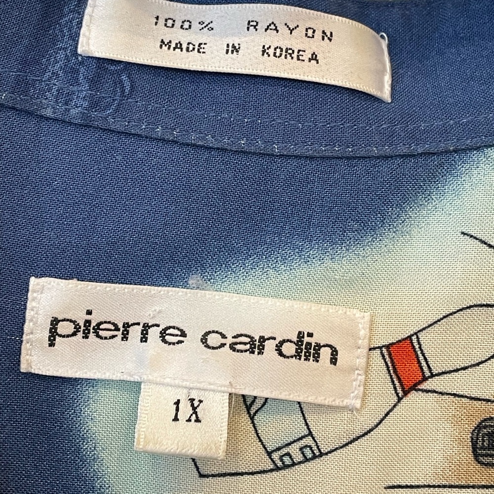 COPY - Rare Vintage pinup unisex shirt Pierre Cardin - Picture 7 of 7